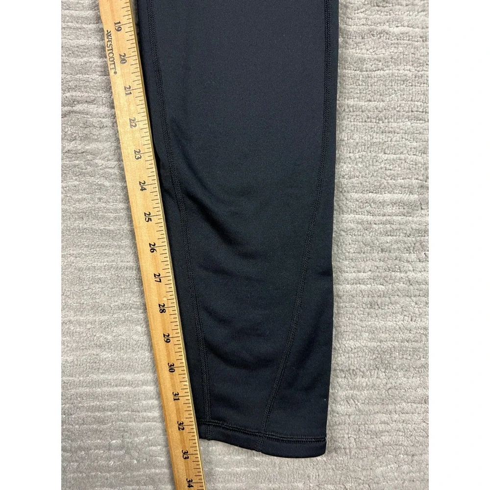 The North Face Leggings Mens L Black FlashDry Base Layer Tights Logo Waistband